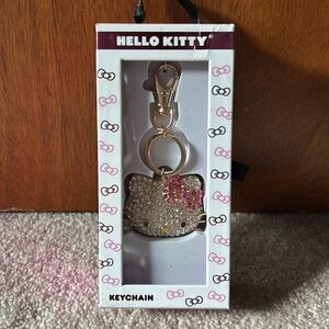 Hello Kitty Crystal Rinestone Keychain